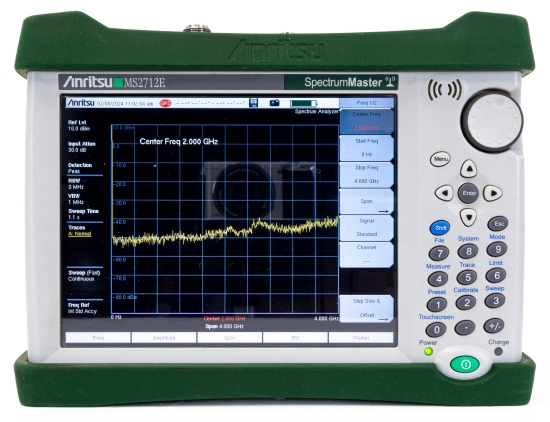 Anritsu MS2712E Spectrum Master Handheld Spectrum Analyzer 4 GHz